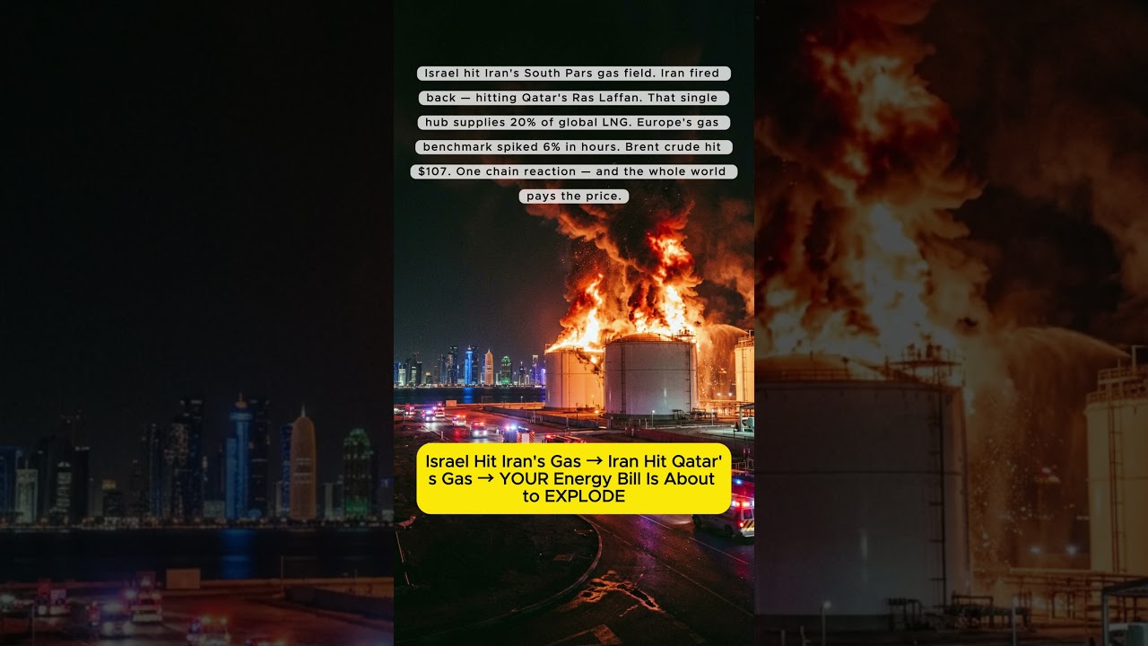 Iran Just BOMBED Qatar's Gas Hub &mdash; 1/5 of the World's LNG is NOW at Risk