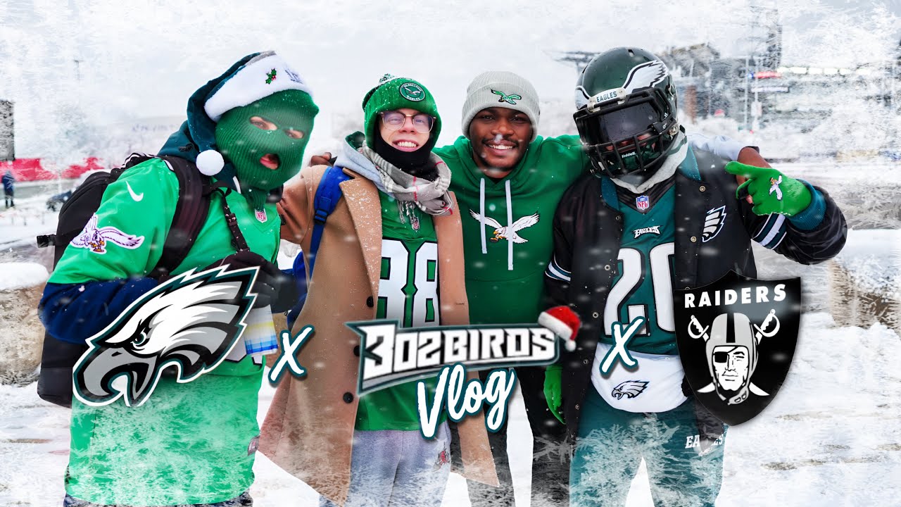 NFL VLOG: Eagles/Raiders Snow Tailgate in Philadelphia
