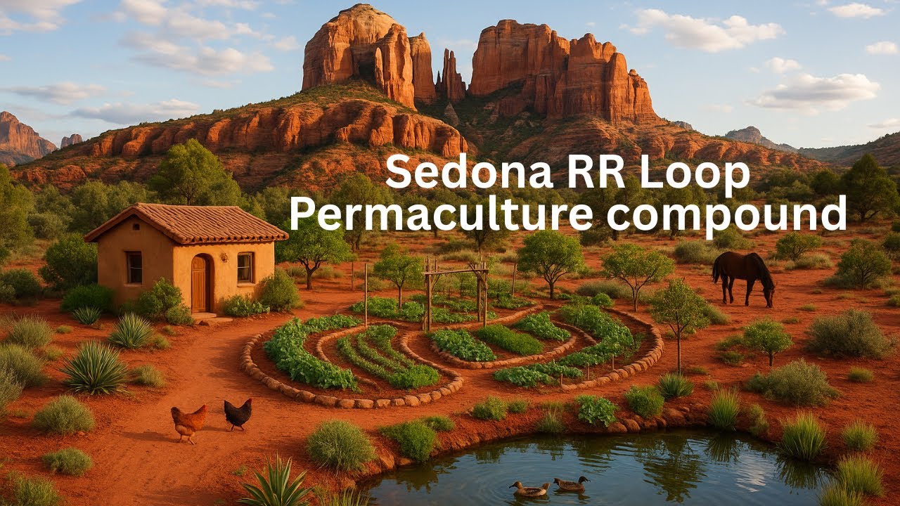 Land with permaculture & casitas for sale in Red Rock Loop