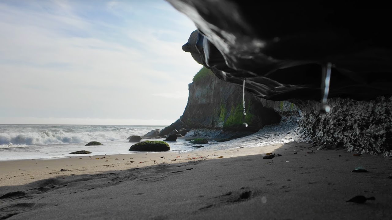 Relaxing Nature Sounds - Ocean Waves Crashing and Water Dripping Sounds