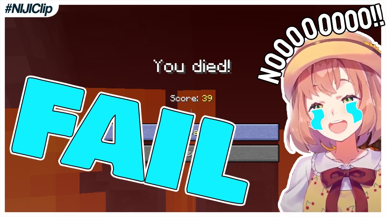 Minecraft FAIL Compilation (VTuber/NIJISANJI Moments) (Eng Sub)