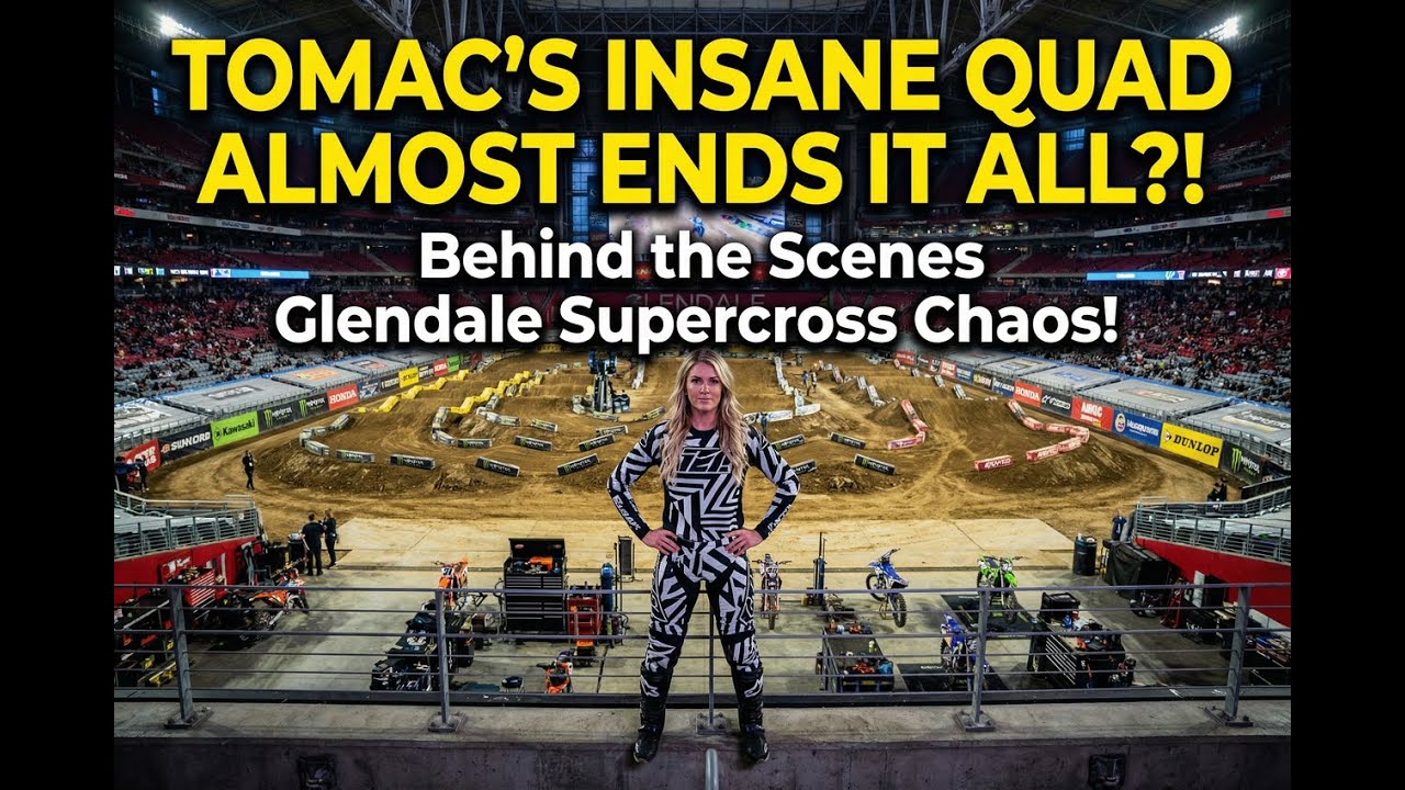 Behind the Scenes at 2026 Glendale Supercross: Pits, Practice, & Tomac's Massive Quad Jump!