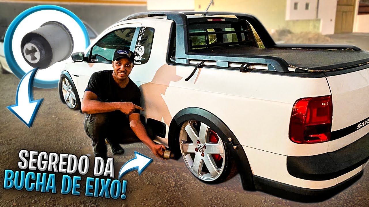 PASSO A PASSO TROCA BUCHA EIXO SAVEIRO CROOS!‹ SONIM😴 ›