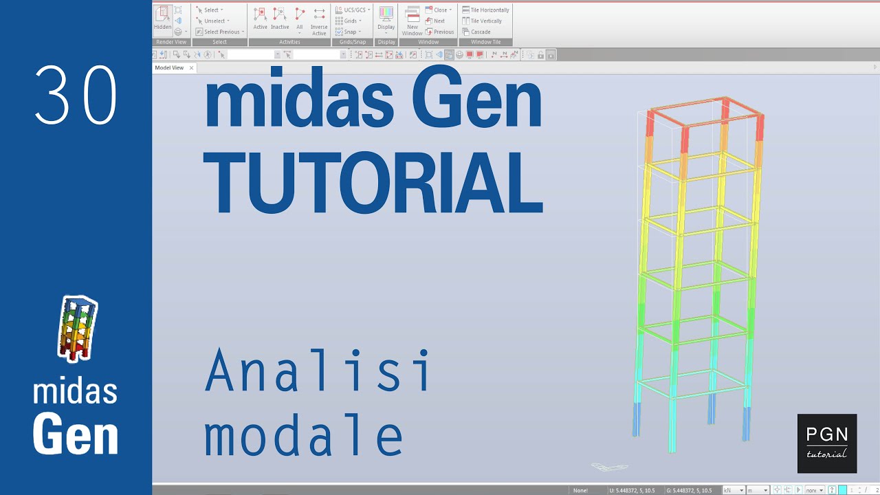Midas Tutorial #30 (ITA) - Analisi Modale