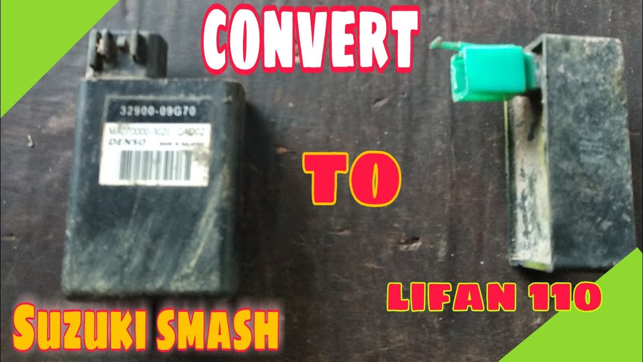 SUZUKI SMASH CDI CONVERT INTO 4PINS CDI LIFAN 110, NAKATIPID NG SUBRA SI CUSTOMER /Papachad TV