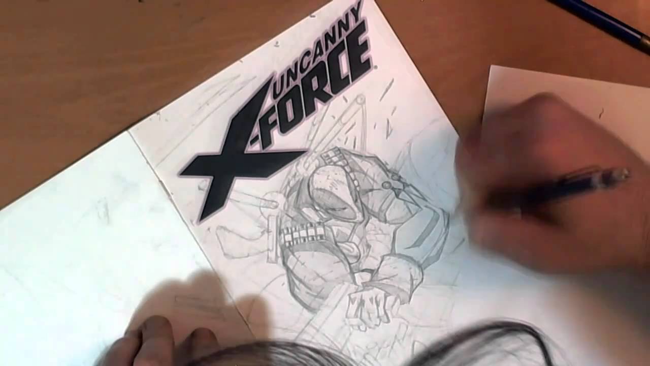 Speed Draw 01: Deadpool Cover