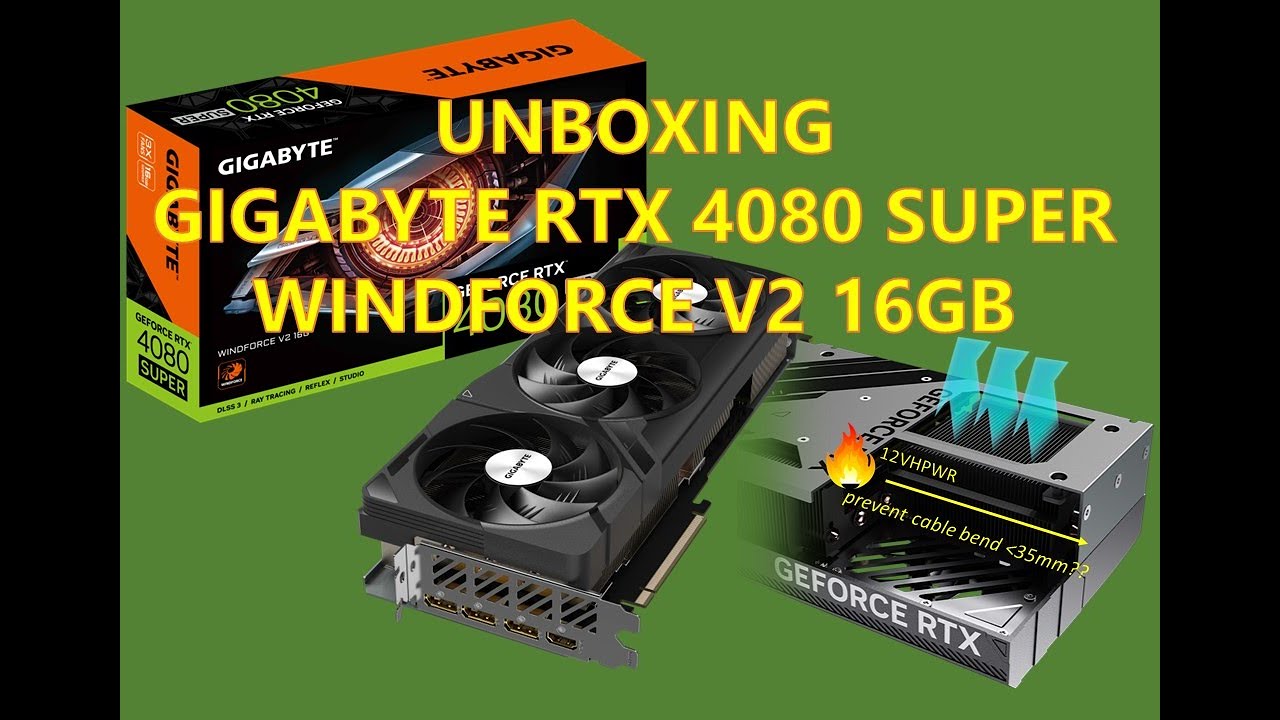 Unboxing Gigabyte RTX 4080 Super Windforce V2 16GB