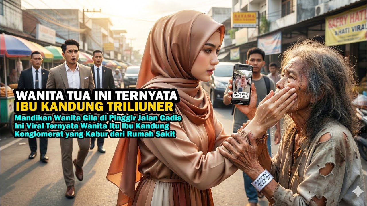 GADIS VIRAL MEMANDIKAN WANITA TUA TERNYATA DIA IBU KANDUNG KONGLOMERAT YANG KABUR DARI RUMAH SAKIT