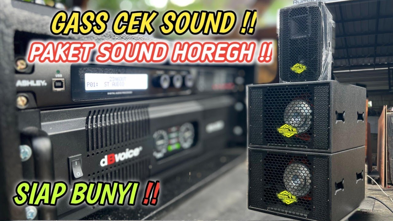 REVIEW CEK SOUND PAKET SIAP HOREGH !!
