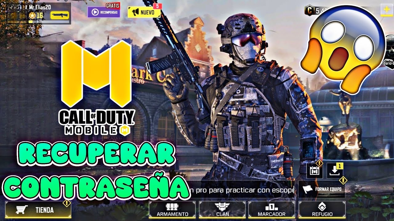 como RECUPERAR CONTRASEÑA OLVIDADA de CALL OF DUTTY MOBILE 2024✅️ Fácil y Rápido🔥
