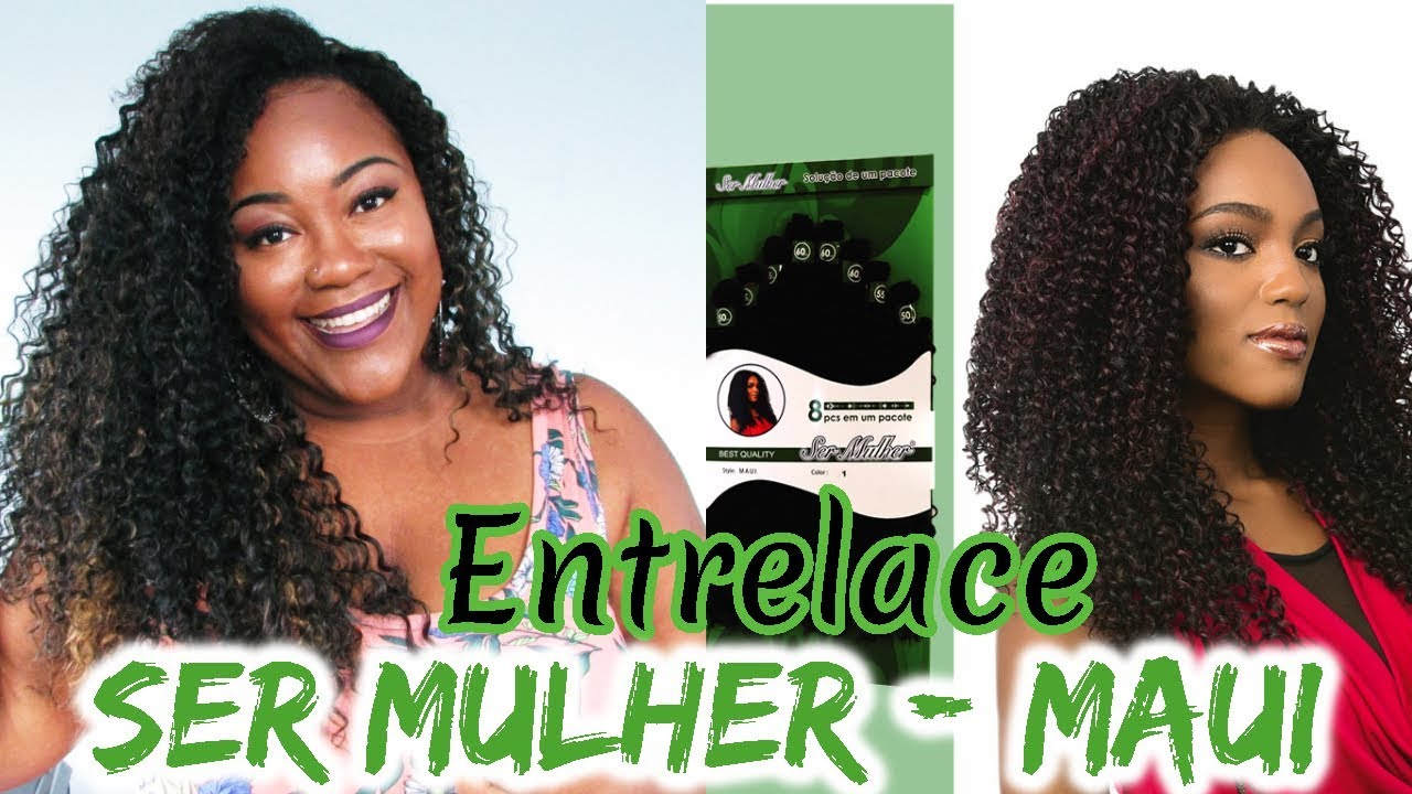 ENTRELACE COM CABELO ORGÂNICO MAUI -  SER MULHER FIBRAS