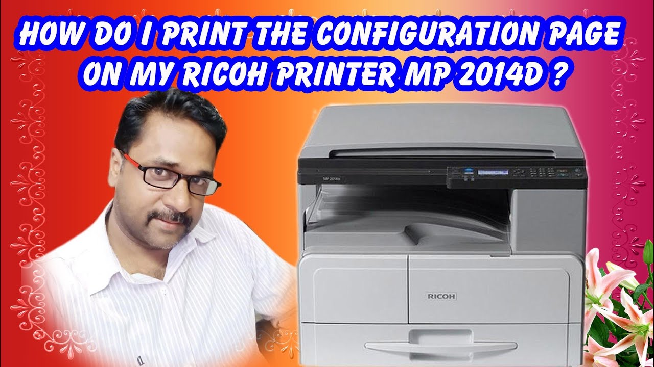 Ricoh MP 2014D configuration report