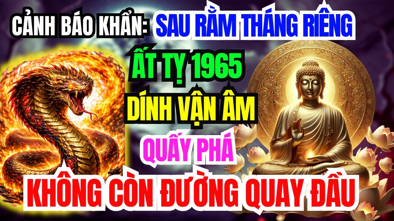 Cảnh Báo Gấp: Ất Tỵ 1965 Sau Rằm Tháng Giêng Dính Vận Âm Phá Lộc, Trả Giá Không Lối Thoát