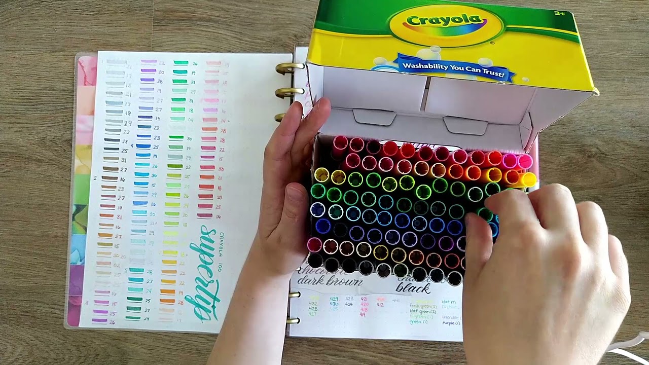 Let's Organize: Crayola SuperTips. How to Find the Right Color- Every Time