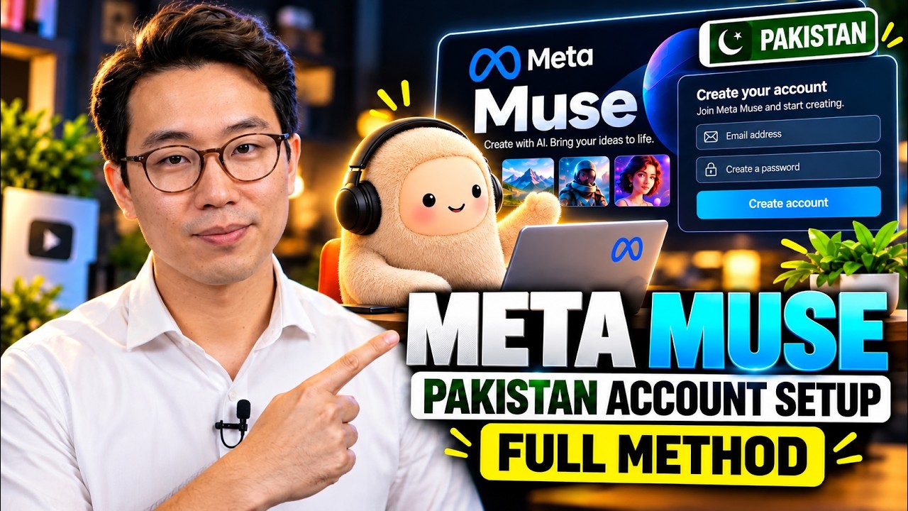 How to Create Muse AI Account in Pakistan 2026 🔥 New Working Method | Full Tutorial