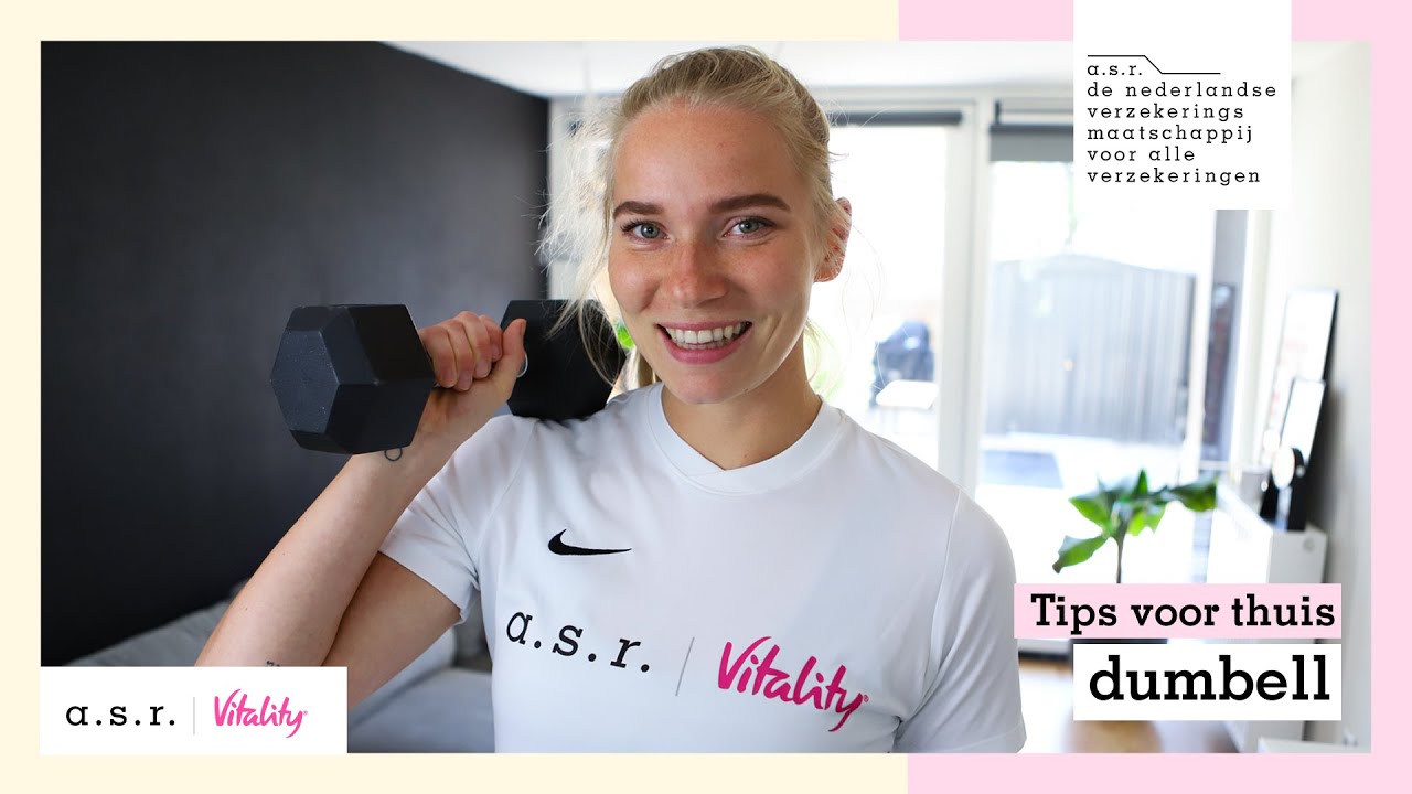 Dumbbell Oefeningen: 6 x bicep, tricep & shoulder exercises | Thuis Workout