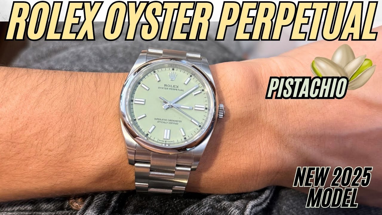 🌿 ROLEX OYSTER PERPETUAL 36 | Pistachio Green Dial Review + Wrist Shot
