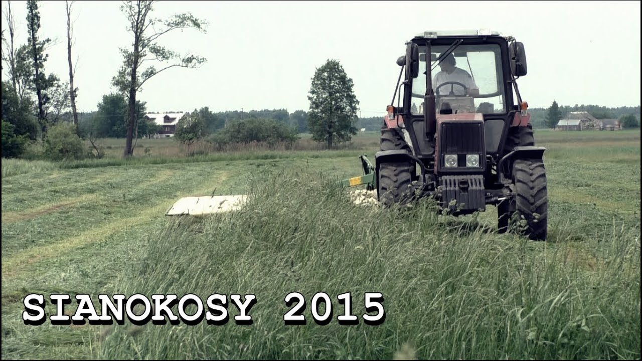Sianokosy 2015 - Belarus 820  | KRONE |  Belarus 1025.4 |  Deutz Fahr | SIPMA |  MTZ