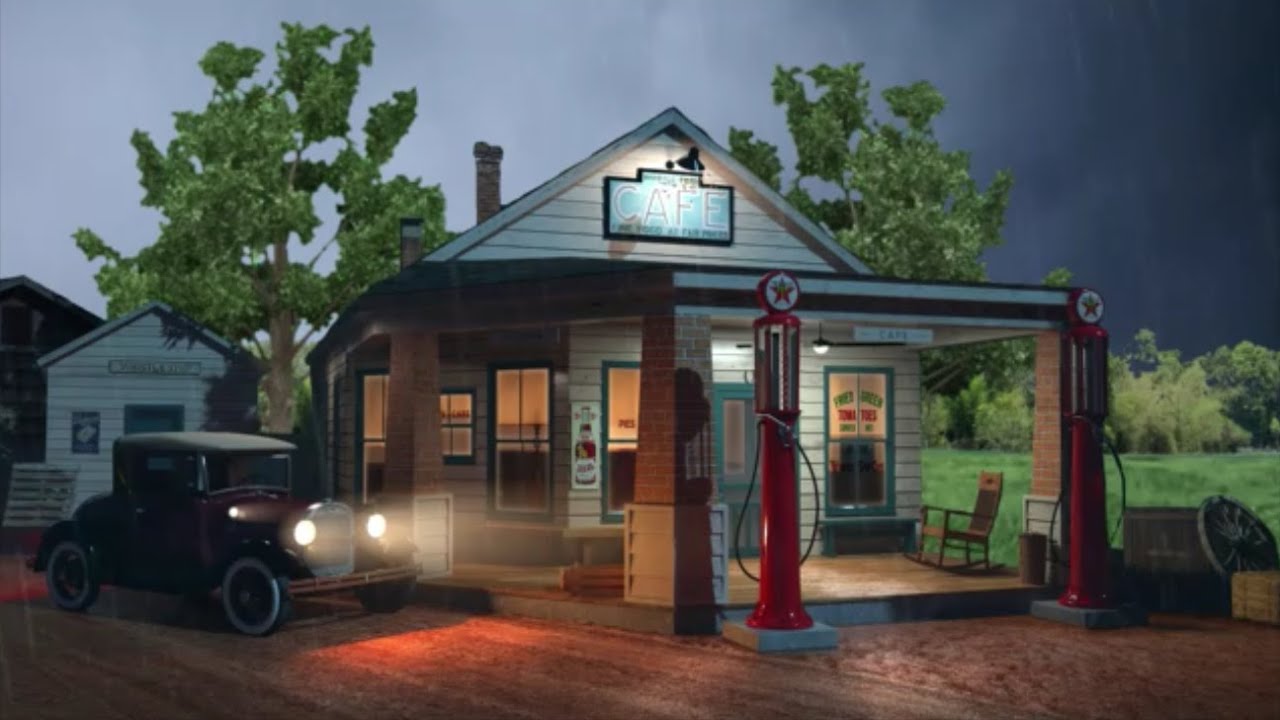 🚂🍅Whistle Stop Caf&eacute; Ambience {Fried Green Tomatoes}