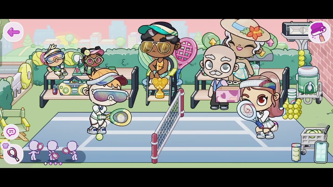 Pazu World Tennis Court secrets 🎾✨ #pazuavatarworld#newsecrets#tenniscourt#newgame#roleplay#cute