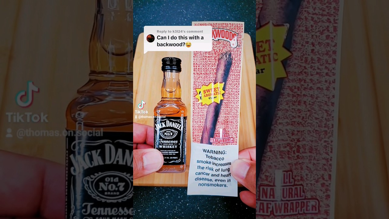 Cigar Infusion: Jack Daniels Whiskey and Backwoods Cigar