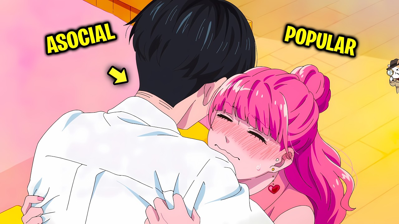 💗 CHICA POPULAR SE ENAMORA DEL NERD DE LA CLASE Y NO SABE CÓMO CONQUISTARLO (1-8)| RESUMEN ANIME
