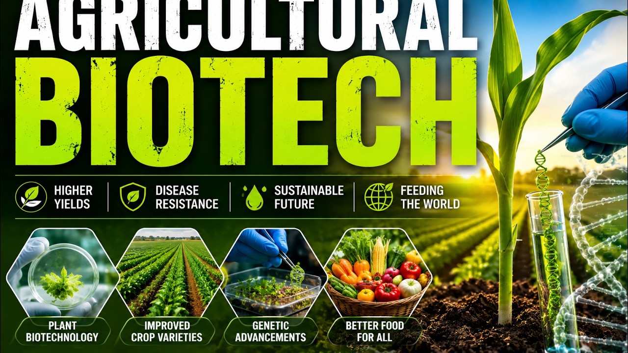 🌾🧬 Agricultural Biotechnology | Feeding the Future Through Science 🔬🌍
