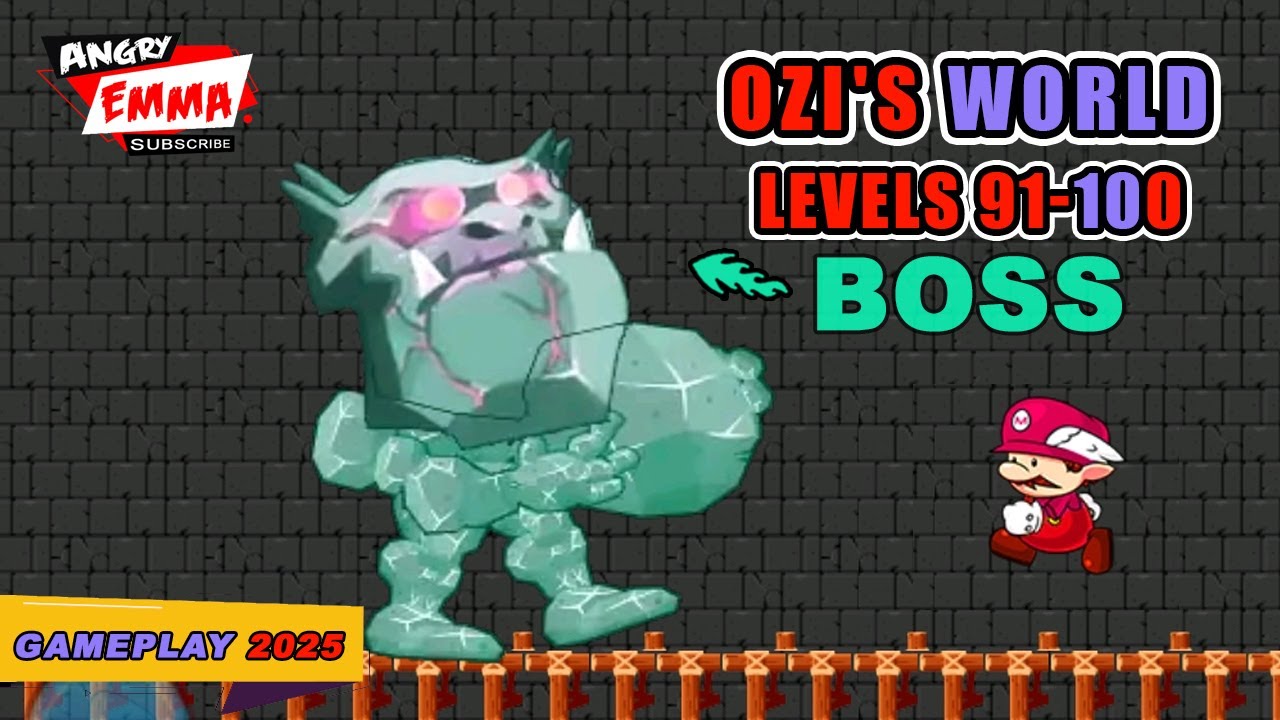 Ozi's World - Levels 91-100 + BOSS (gameplay 2025)