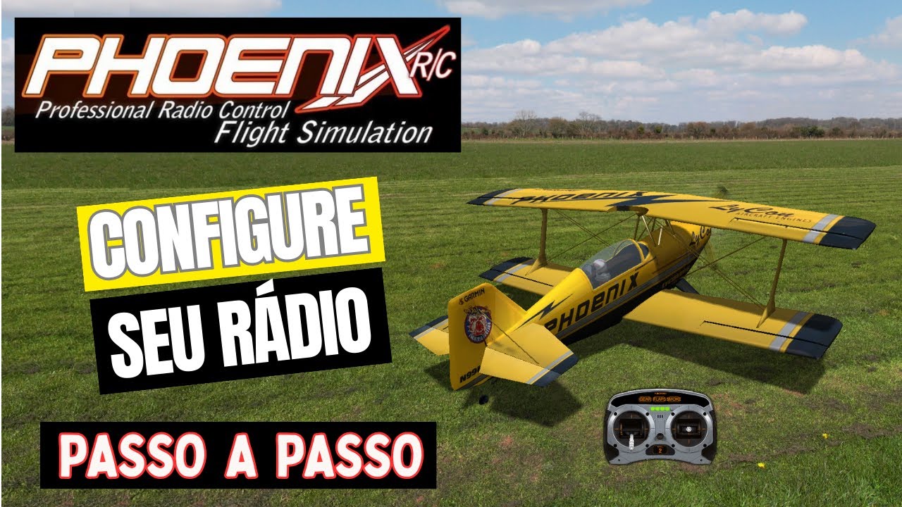 Como Configurar Um Rádio no Phoenix RC | PASSO A PASSO | #rcaero