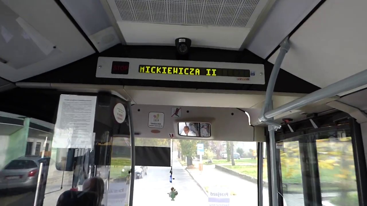 Śrem: Test zapowiedzi głosowych w autobusie komunikacji miejskiej
