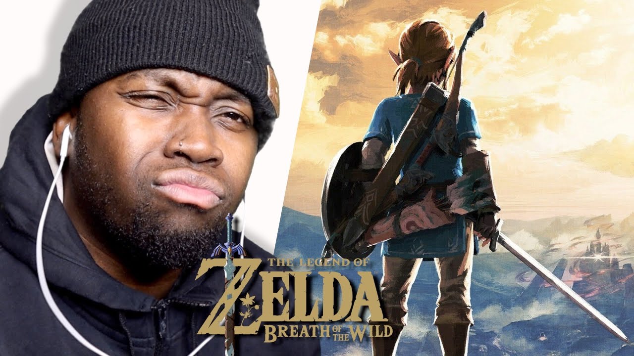 Черный парень впервые играет в Zelda Breath Of The Wild..