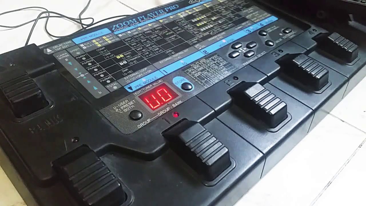 Zoom 4040 direct recording demo/gravação direta demonstração.