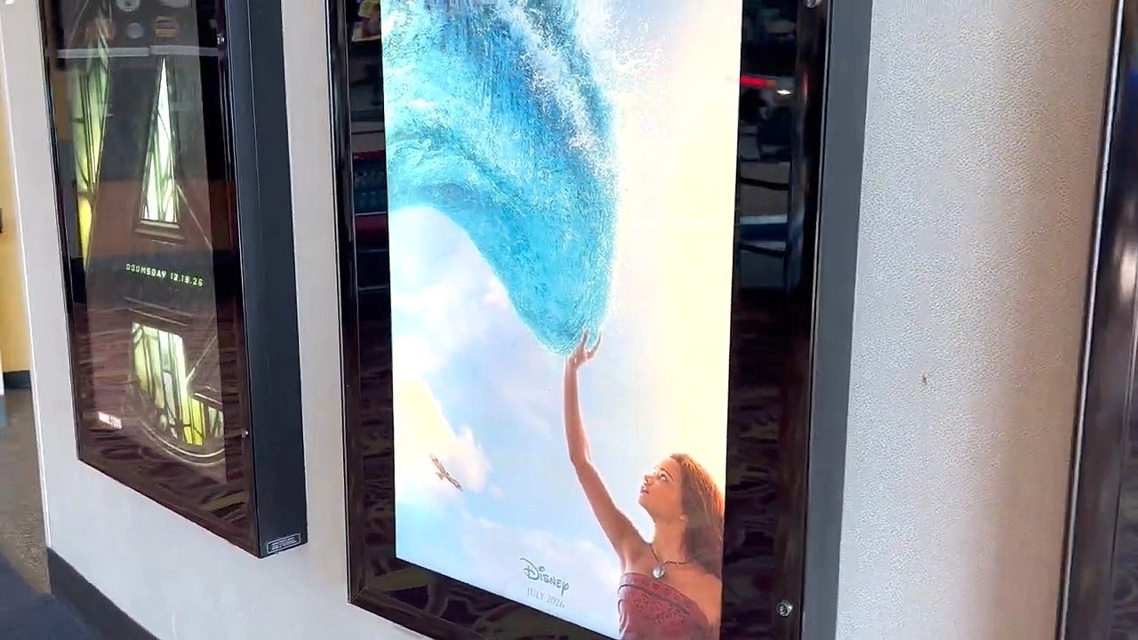 MOANA 2026 Live Action - Hype Display @ AMC Movie Theater - (Toy Story 5 Too!)
