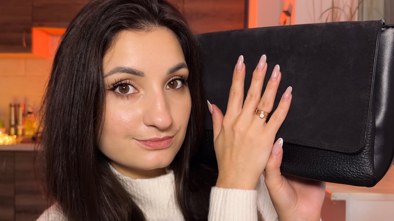 АСМР моя нова СУМКА 👜 шепіт перед сном про покупки / ASMR my new BAG, whisper in Ukrainian