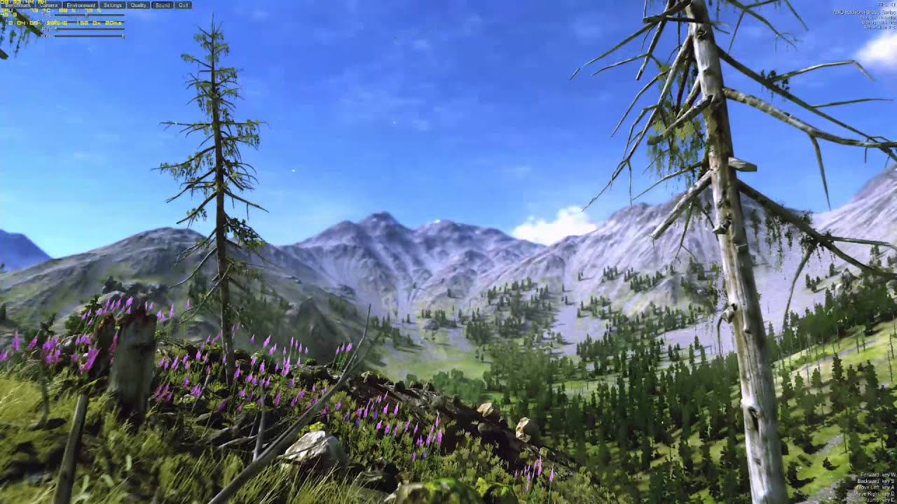 Unigine Valley Adjusting Environment Settings HD 1080p
