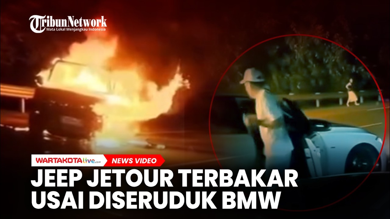 Detik-detik Jeep JETOUR Langsung Terbakar Usai 