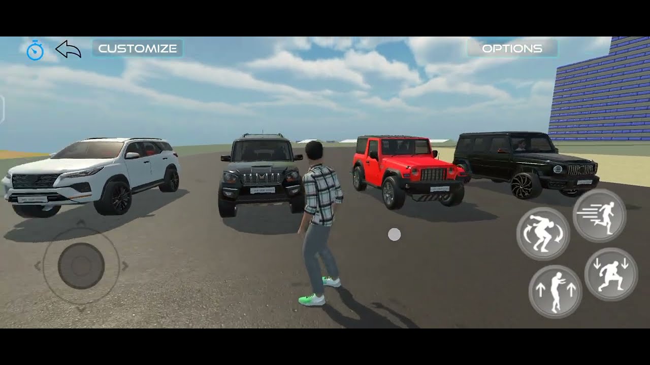 New challenge ni Car Scorpio vs fortuner vs thar vs g wagon #viral #trending #gaming #scorpio #thar