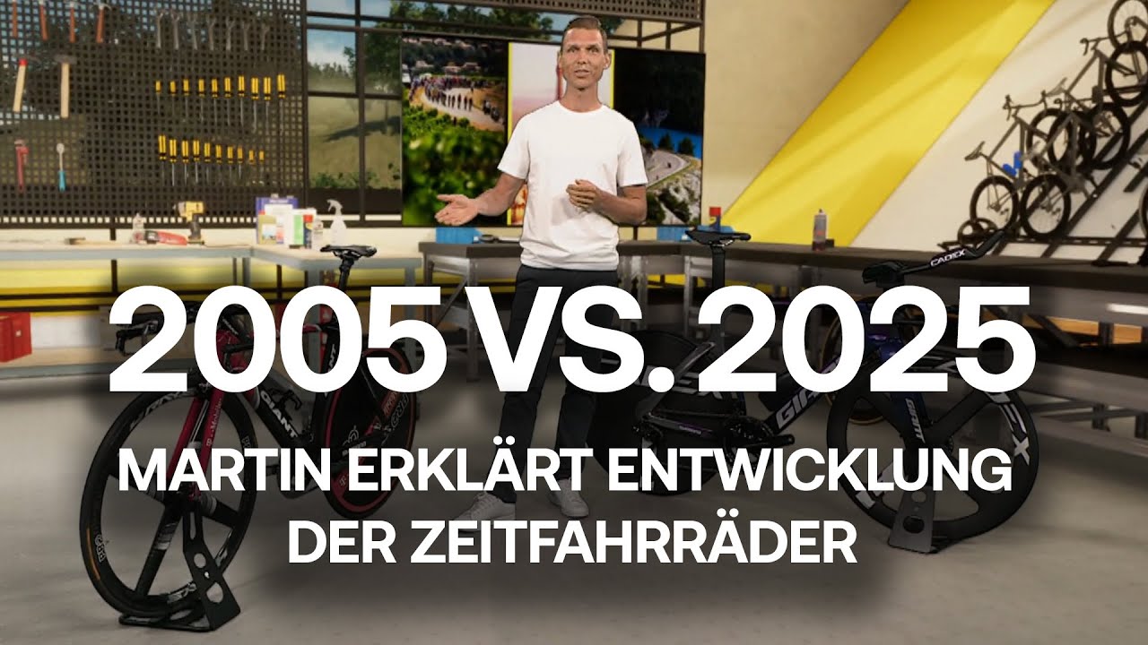 Entwicklung der Zeitfahrräder: Tony Martin erklärt die Unterschiede zwischen 2005 und 2025