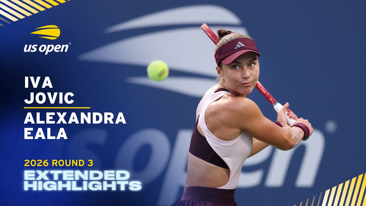 Iva Jovic vs. Alexandra Eala Extended Highlights | 2026 US Open Round 3