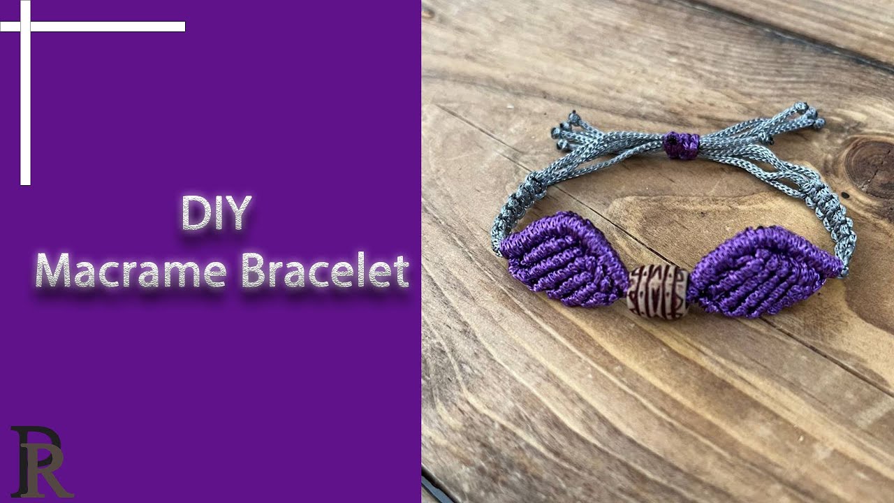 DIY Macrame Bracelet | Macrame Bracelet Tutorial | DIY Wings Bracelet | How To Make Bracelet At Home