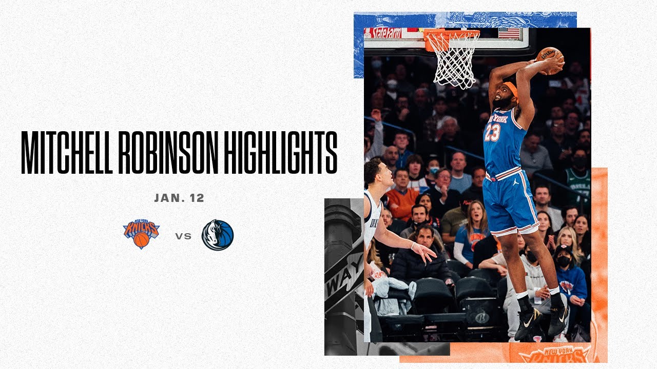 Highlights | Mitchell Robinson Drops 19 Points to Lead Knicks to Victory