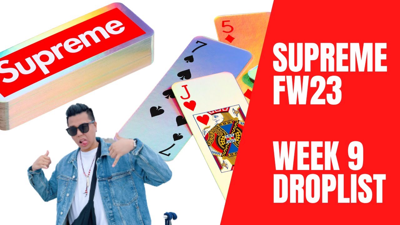 🤡 Supreme poker no one is stopping me...Supreme FW23 Week 9 Full Droplist