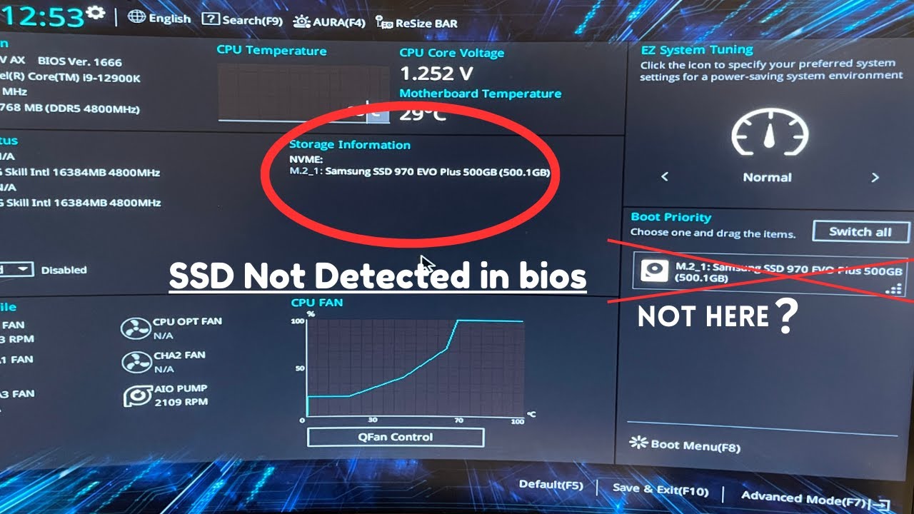 ЛЕГКОЕ ИСПРАВЛЕНИЕ — SSD не определяется как приоритет загрузки в BIOS (плата Asus Z-Prime)
