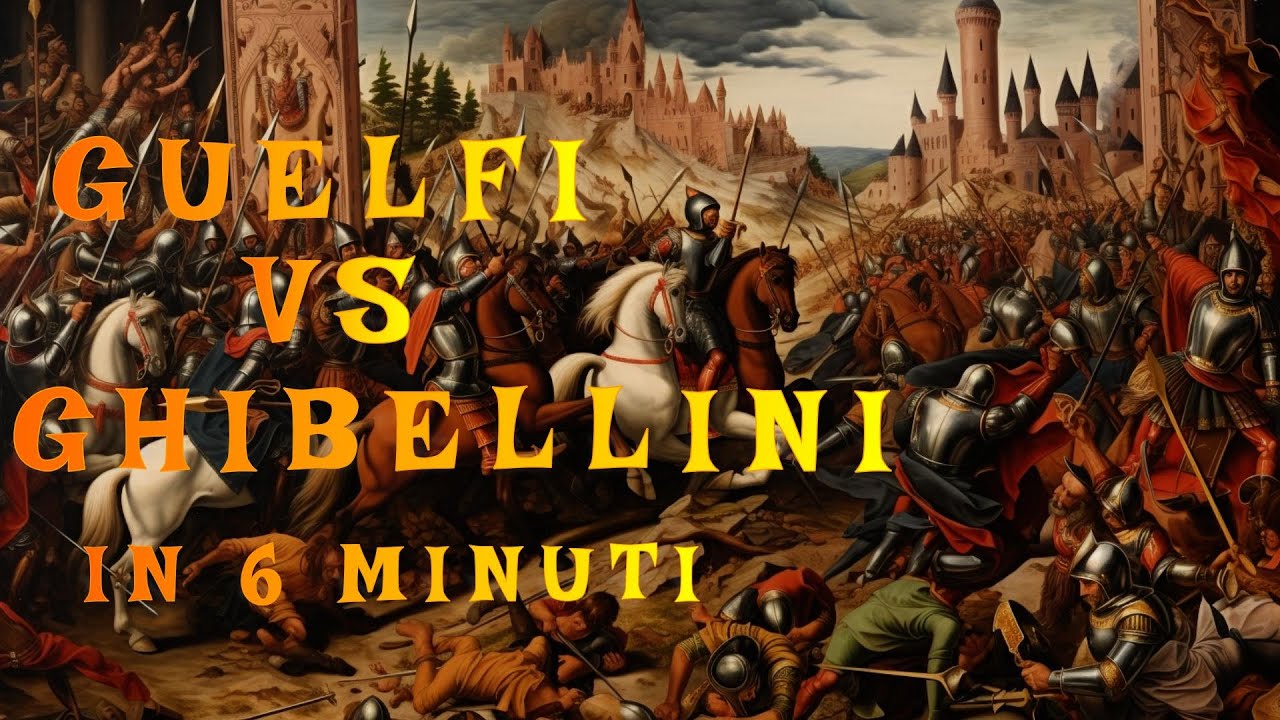 Guelfi vs Ghibellini: l'eterna lotta in 6 minuti