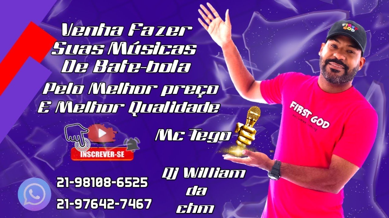 MC TEGO - TURMA  AS SENSASETES ( DJ WILLIAM DA CHM )