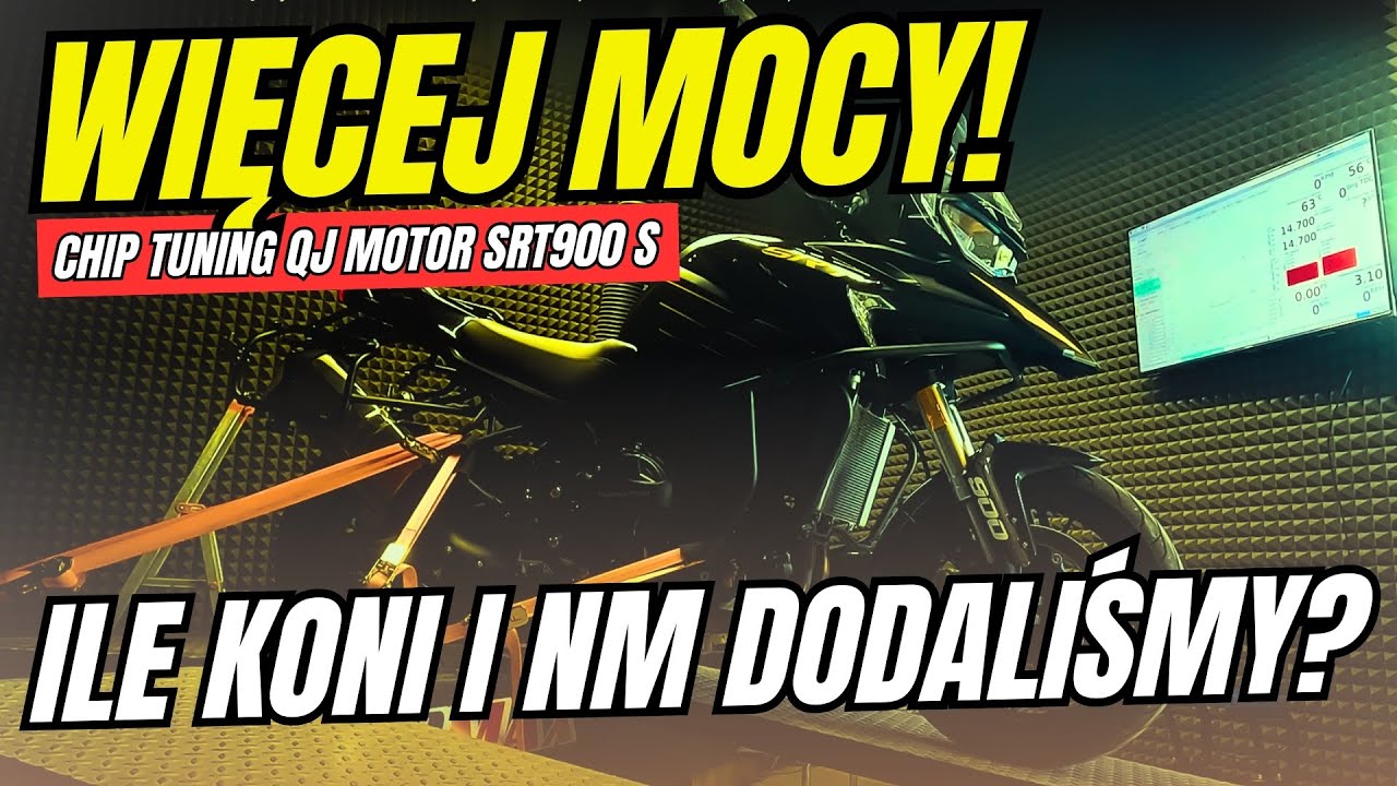 QJ Motor SRT900 SX | Więcej KM i Nm w motocyklu  📈  Mapowanie silnika (ECU)