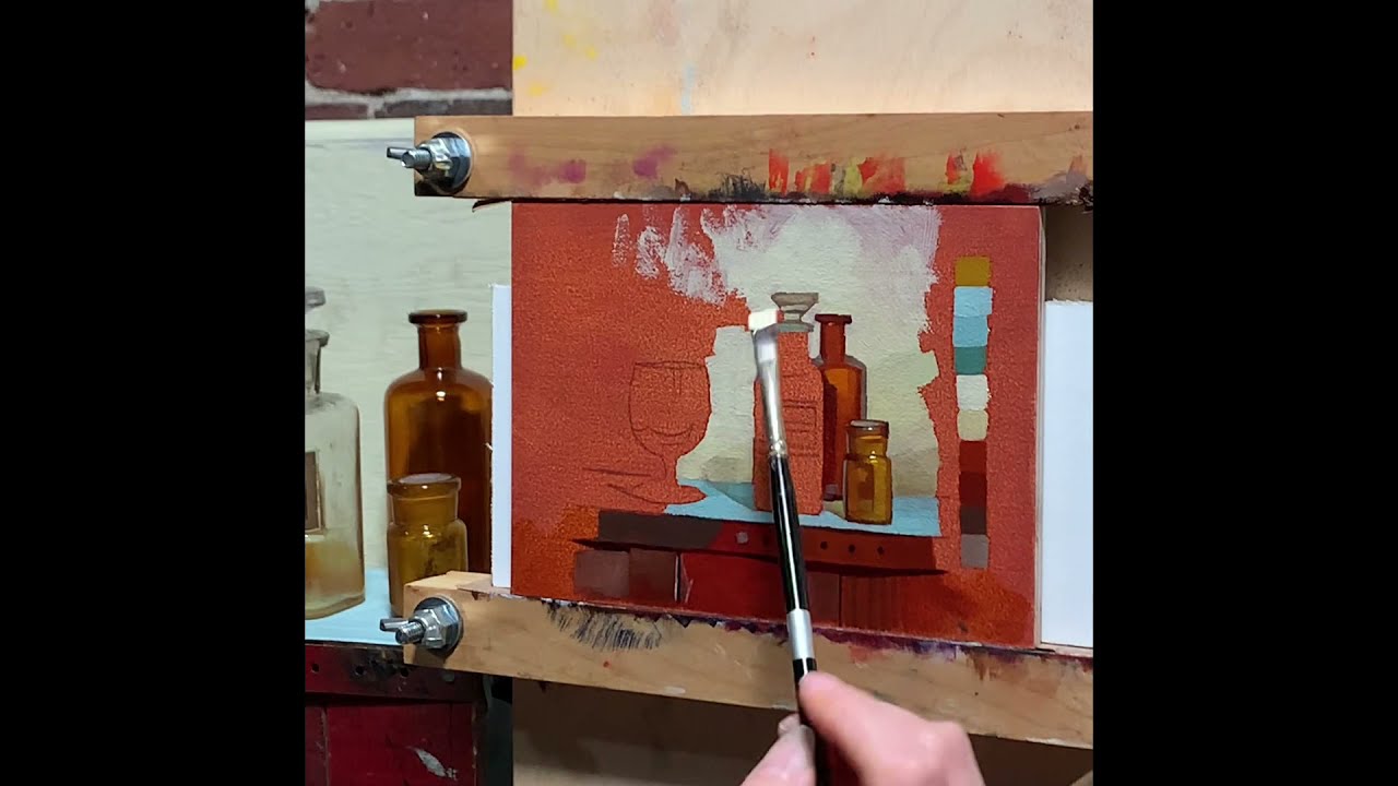 Oil Paint Color Study - Still Life Painting