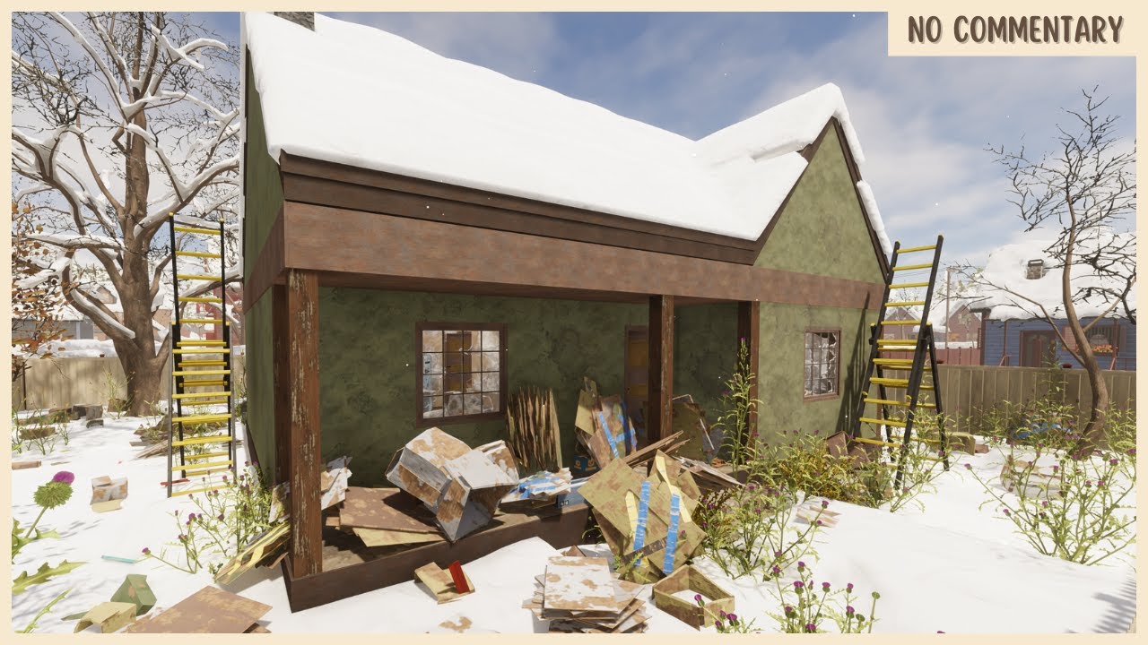 House Flipper 2 | Custom Job: Tiny Snowy Escape No Commentary