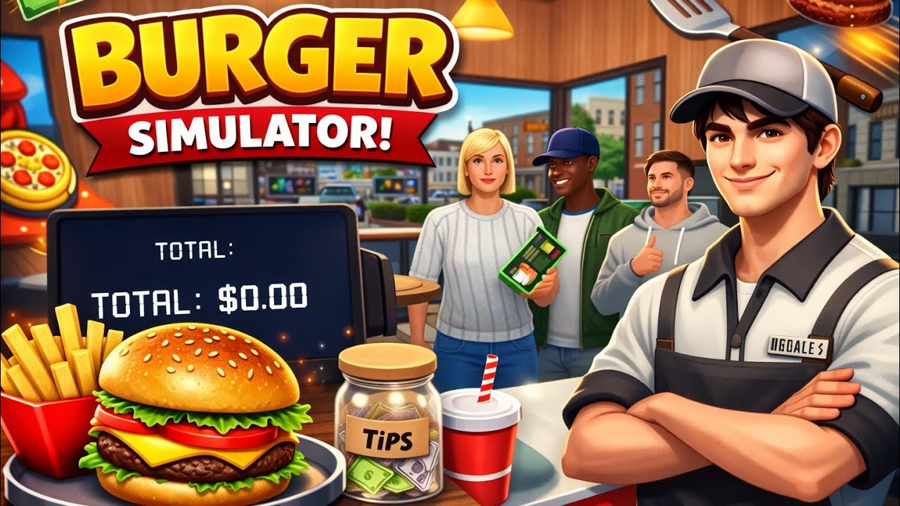 Burger Simulator - Gameplay Walkthrough - (Android, iOS)