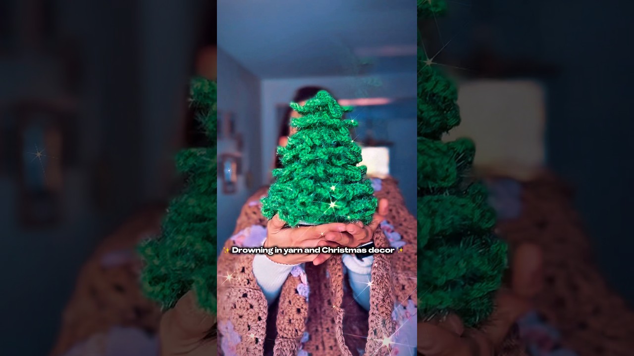 Crochet Christmas Tree 🎄✨ | Cozy Handmade Holiday Decor